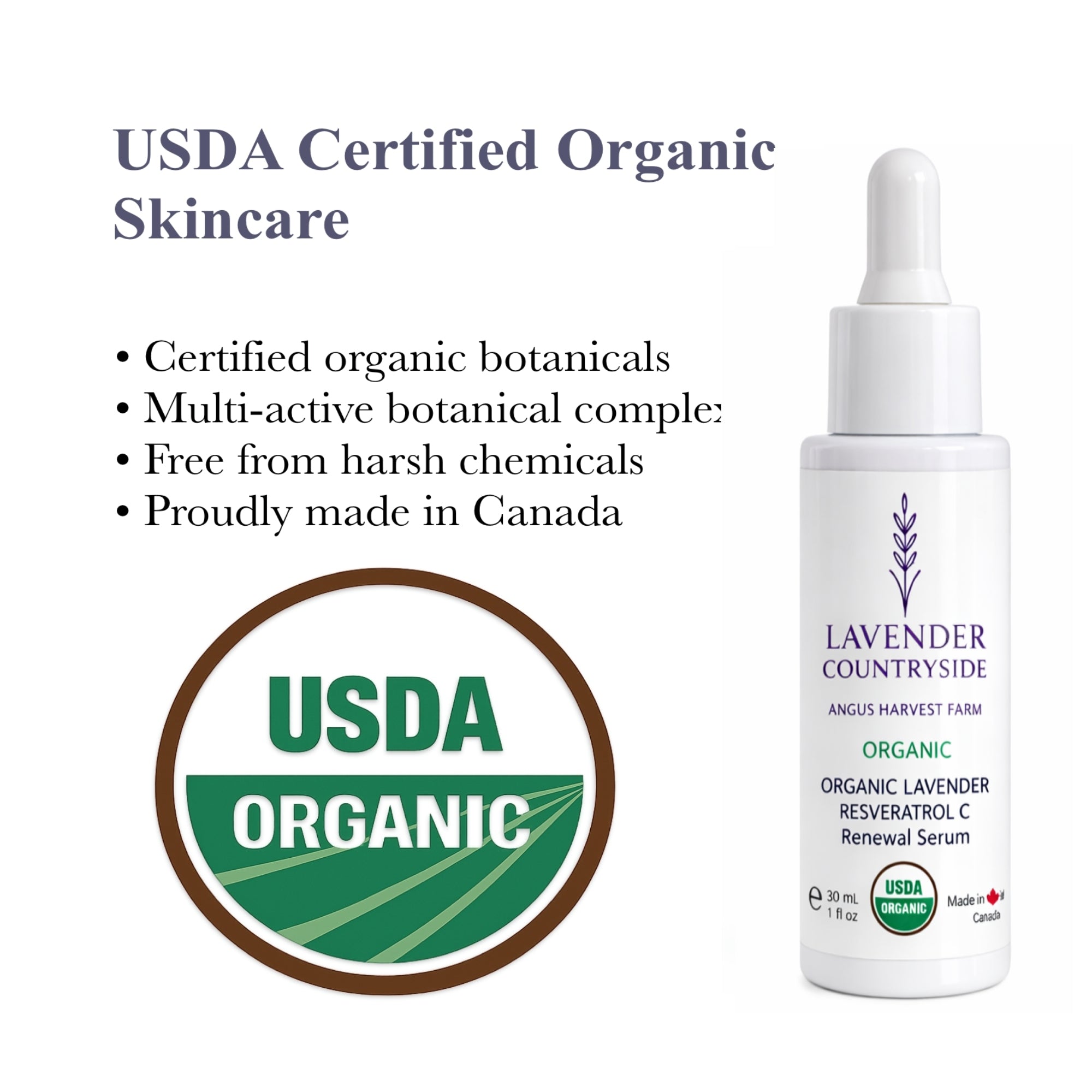 ORGANIC LAVENDER  RESVERATROL C  Renewal Serum