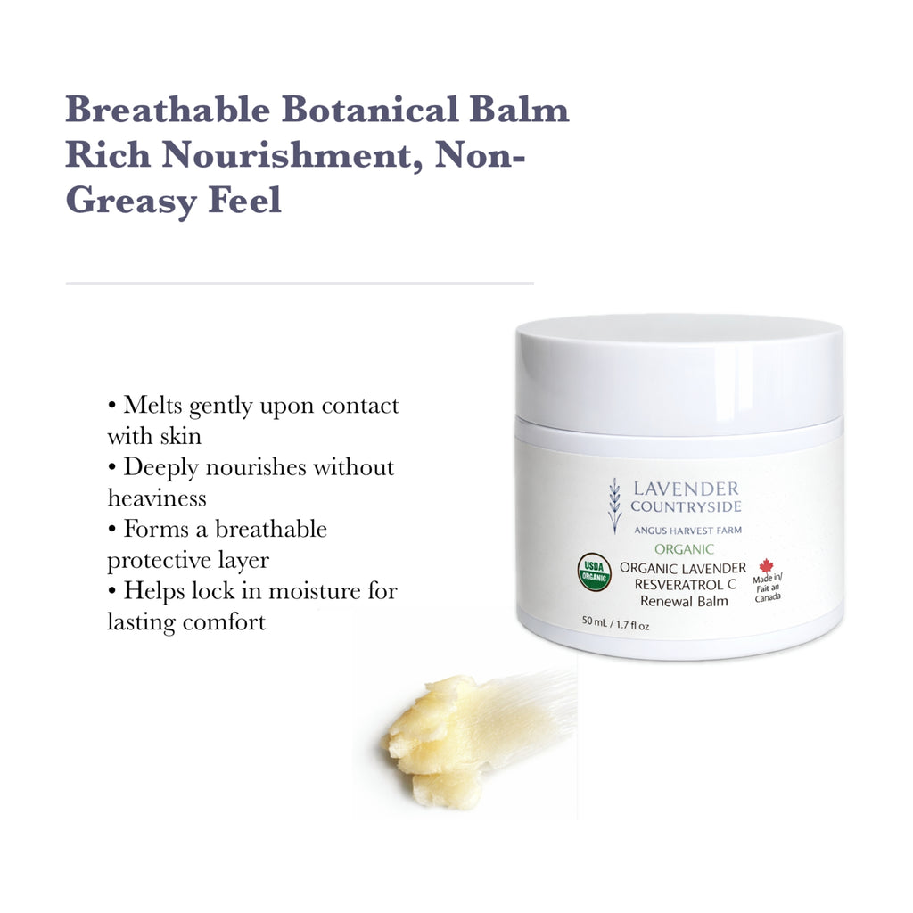 ORGANIC LAVENDER  RESVERATROL C Renewal Balm