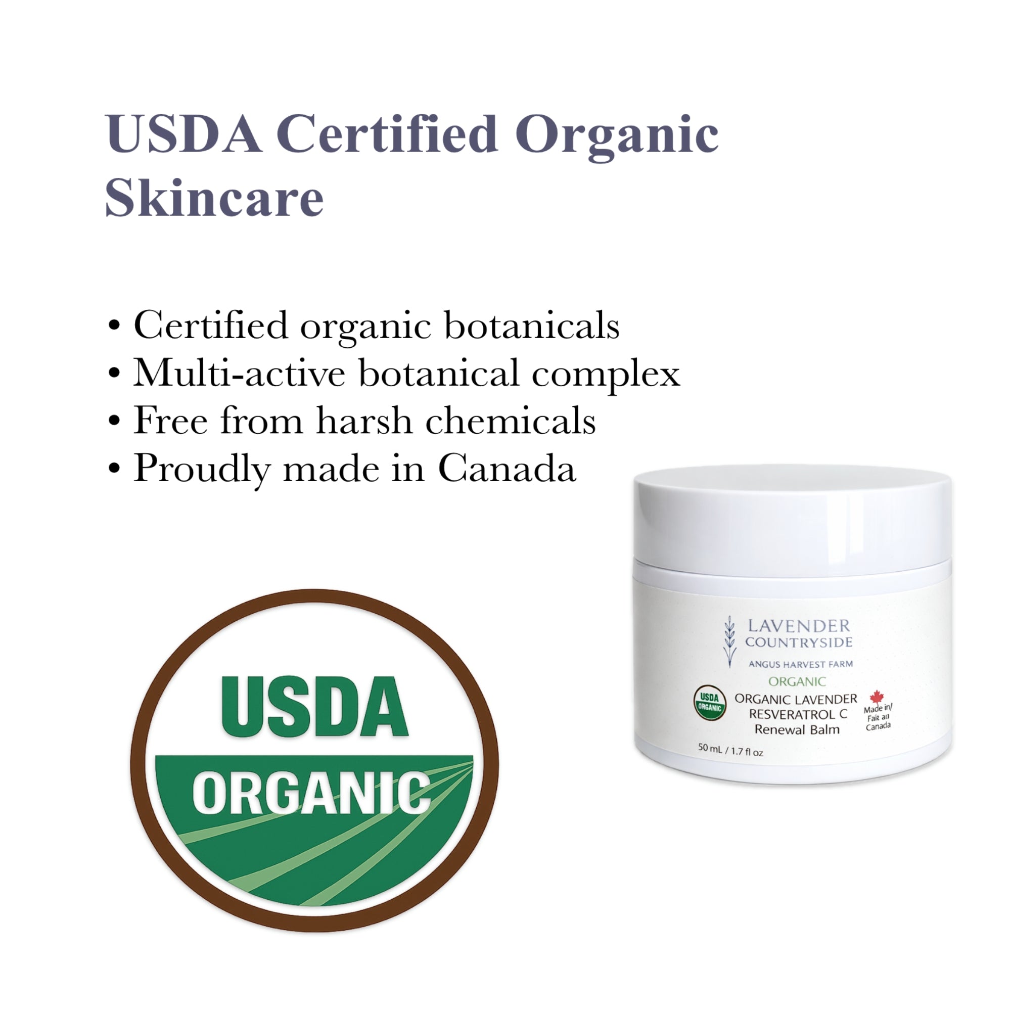 ORGANIC LAVENDER  RESVERATROL C Renewal Balm