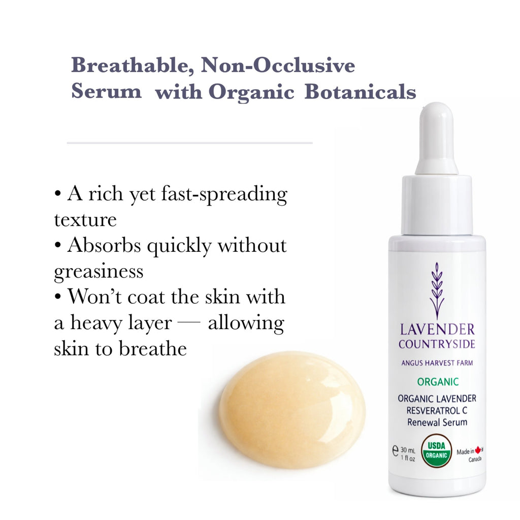 ORGANIC LAVENDER  RESVERATROL C  Renewal Serum