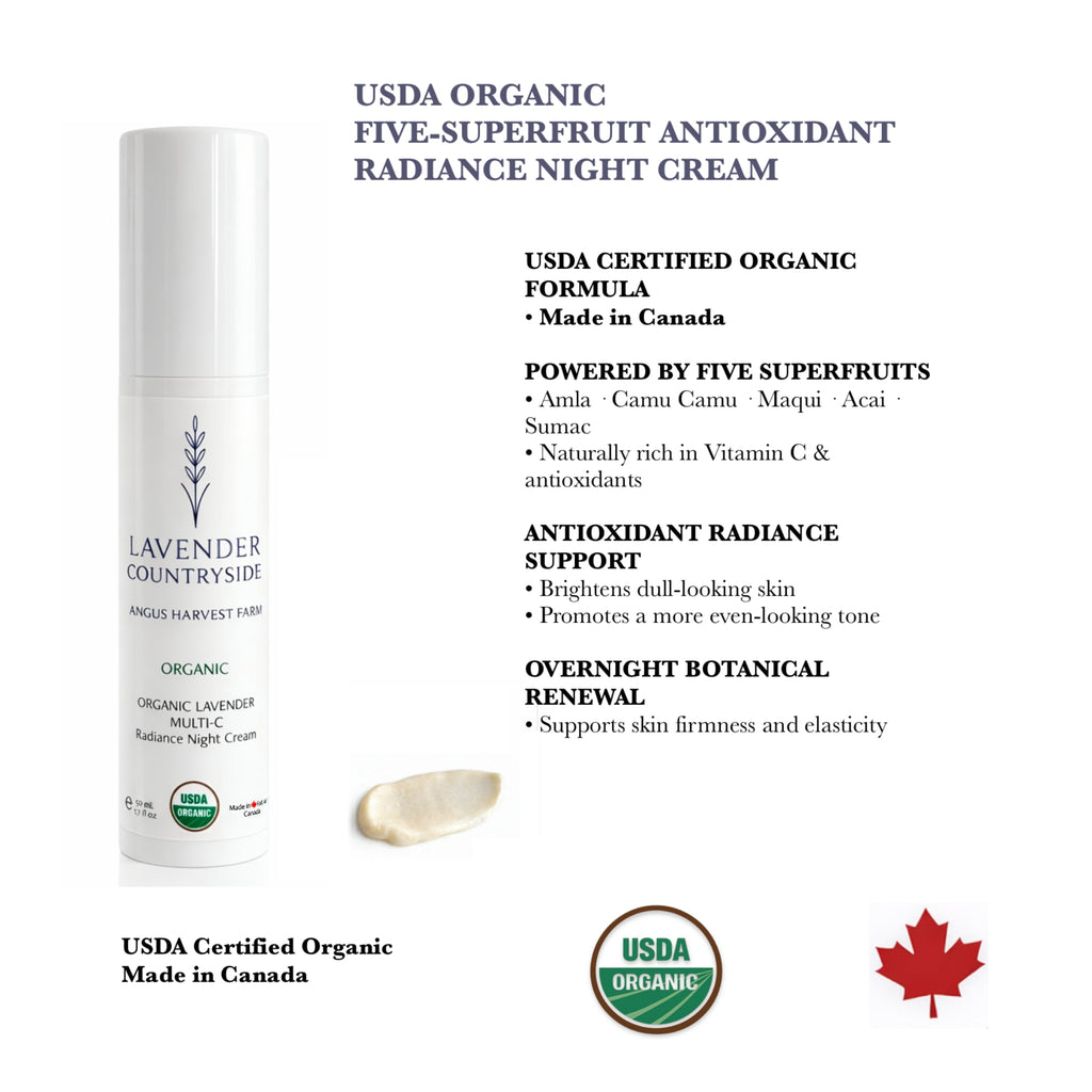 ORGANIC LAVENDER MULTI-C Radiance Night Cream