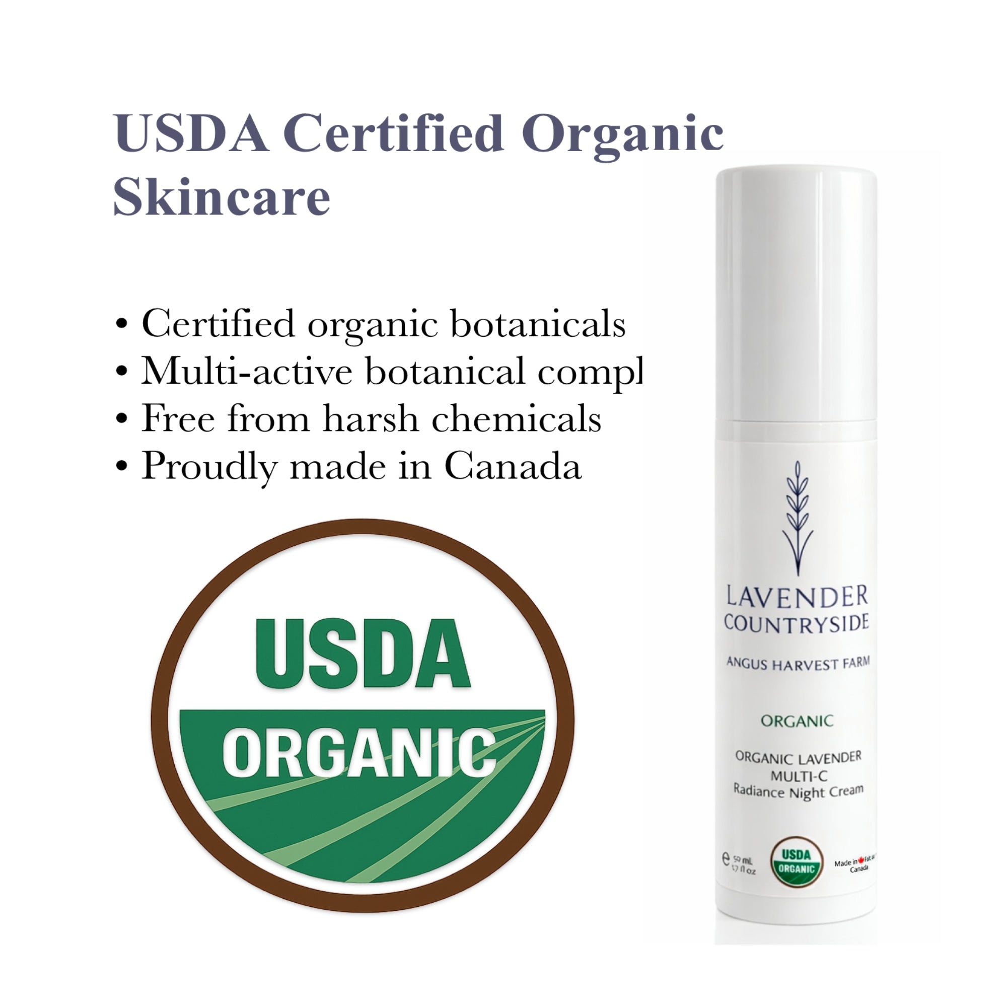 ORGANIC LAVENDER MULTI-C Radiance Night Cream